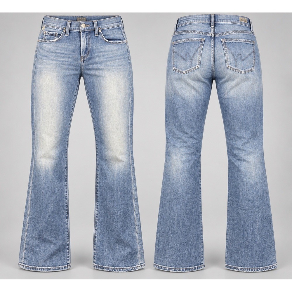 CitizensOf Humanity jeans womens 30x32Kelly Stretch Low Rise Bootcut Distressed